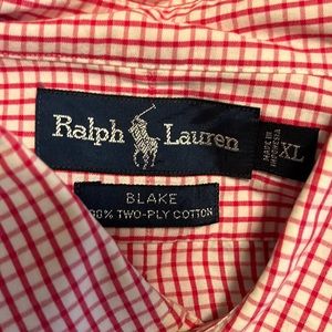 LIKE NEW Red and White Shirt